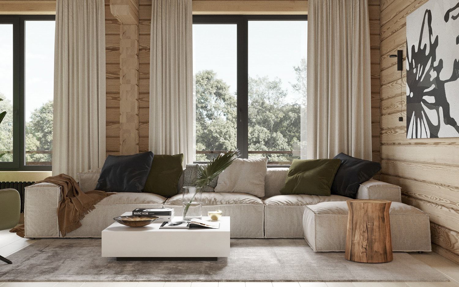 Дом из профилированного бруса VZ-378 